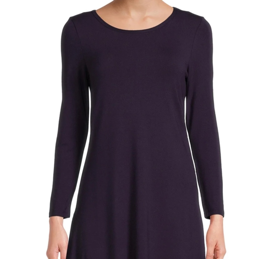 Nine. Eight New York Women’s Navy Long Sleeve T-Shirt Dress Size XL NWT - Picture 1 of 11